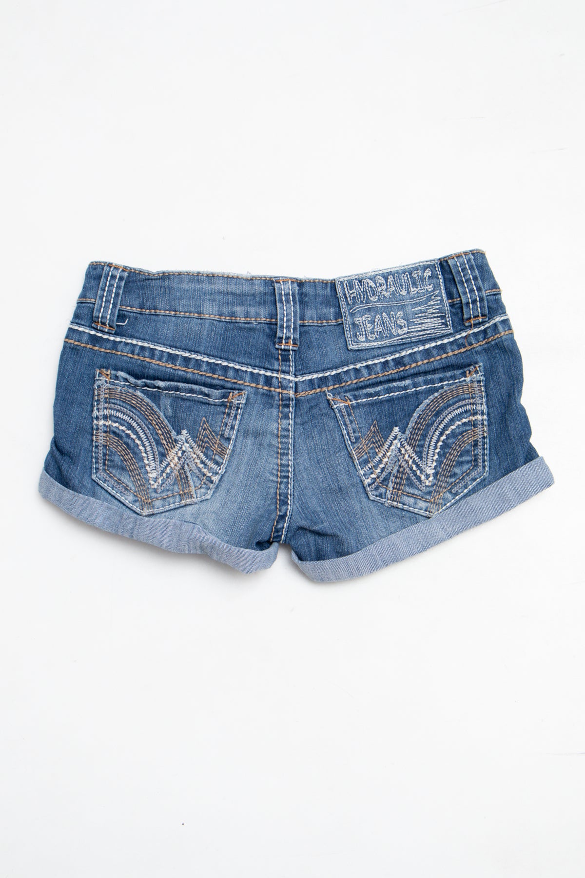 #192 Hydraulic Jeans Booty Short Blue | c. 209 | Size 6
