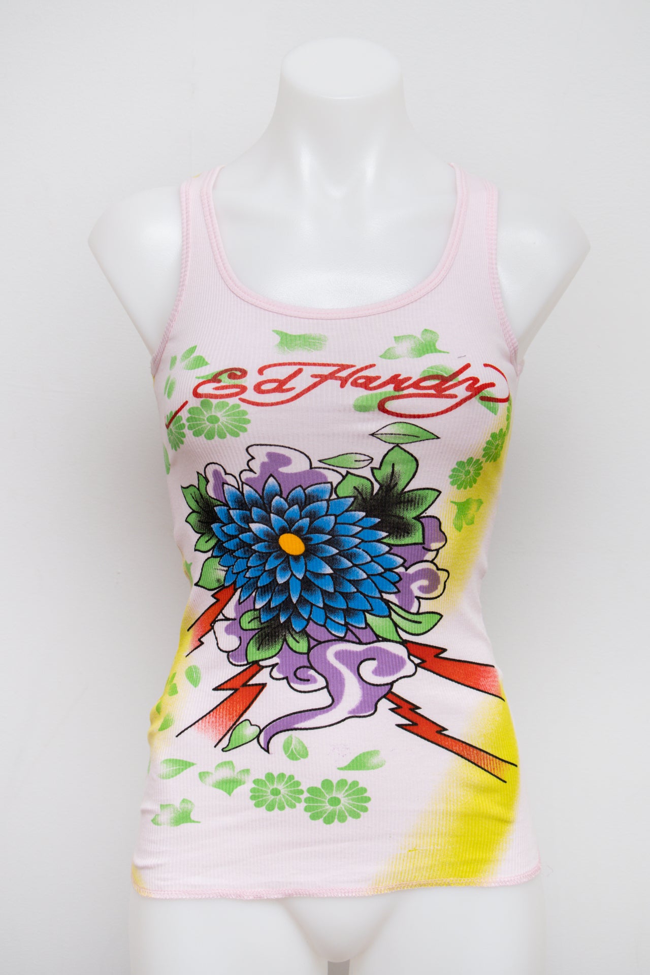 #44 Ed Hardy Tank Top Pink | c. 193 | Size 10