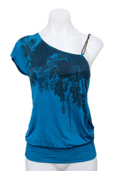 #76 Topazz Top Blue | c. 210 | Size 8