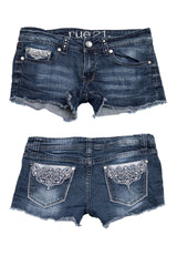 #114 Rue21 Booty Short Blue | c. 210 | Size 6