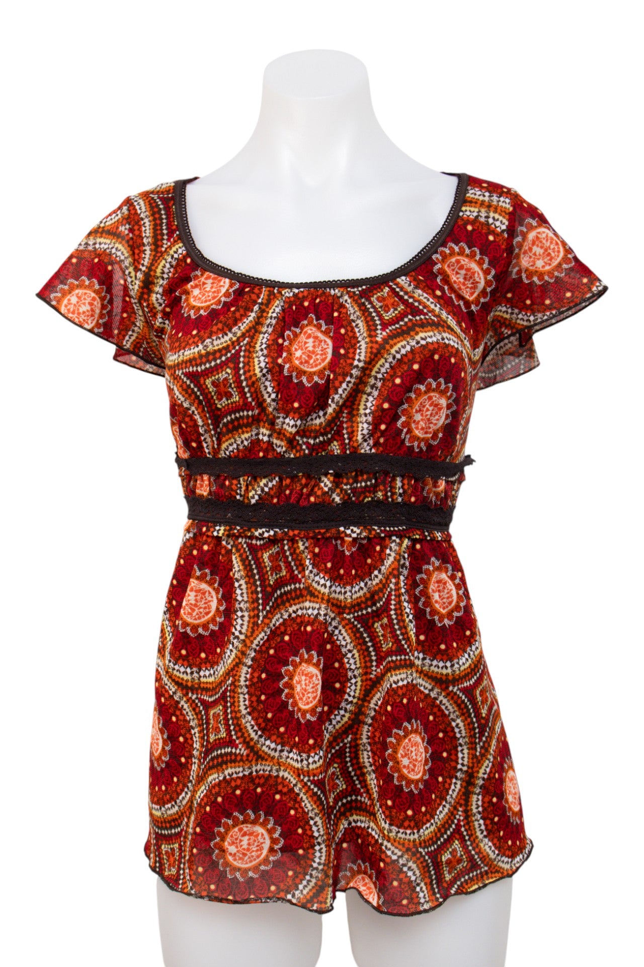 #095 Ab Studio Camisole Top Red | c. | Size 12