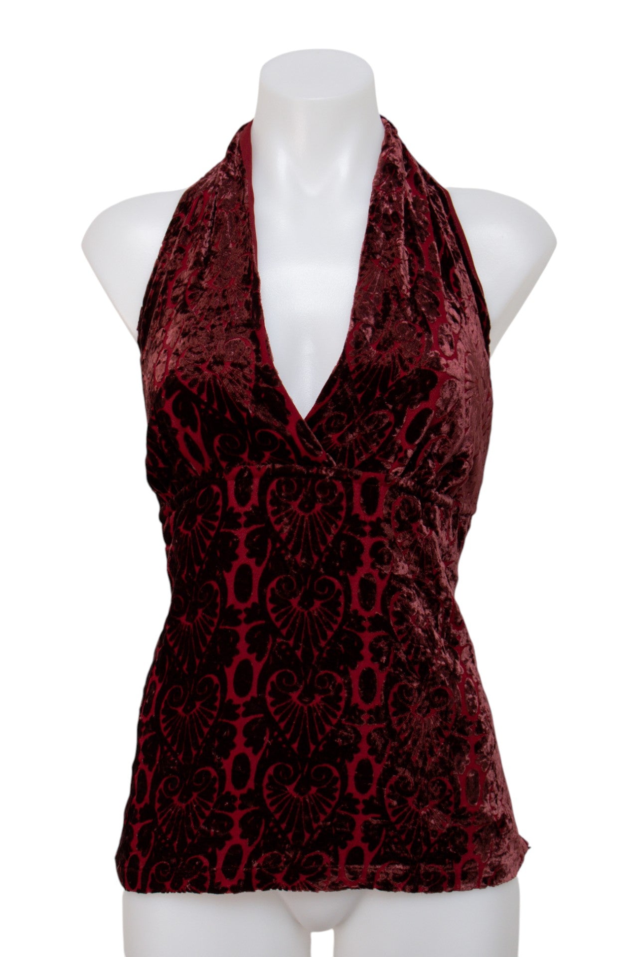 #036 I. E. Halter Top Red | c. 199 | Size 10