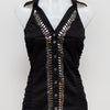 #38 Karv Halter Top Black | c. 186 | Size 10