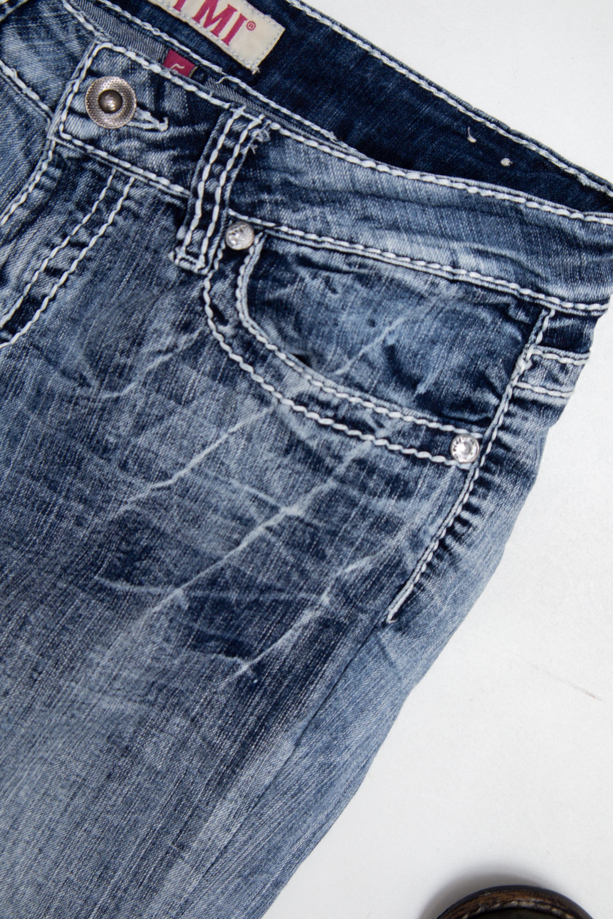 #082 Ymi Capris Blue | c. 209 | Size 6