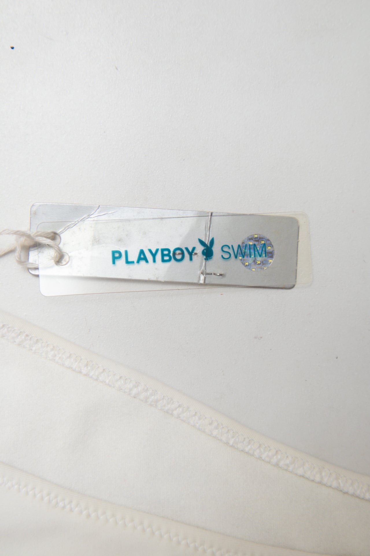 #36 Playboy Swim Bikini White | c. 185 | Size 8