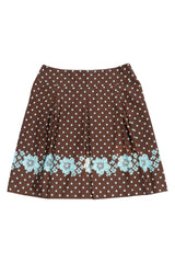#093 Cato Long Skirt Brown | c. 214 | Size 10