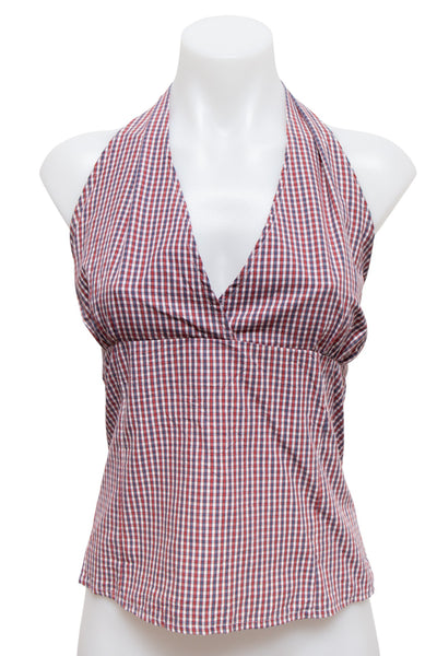#130 Halter Top Red | c. 188 | Size 12/14