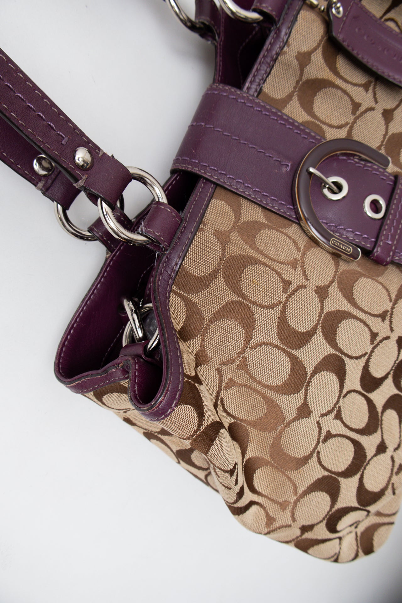 #184 Coach Shoulder Bag Brown | c. 200 | Size