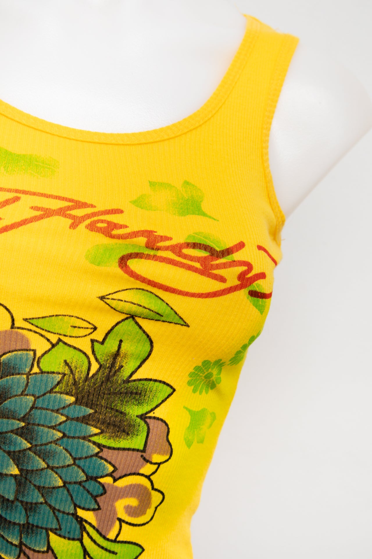 #53 Ed Hardy Tank Top Yellow | c. 193 | Size 6