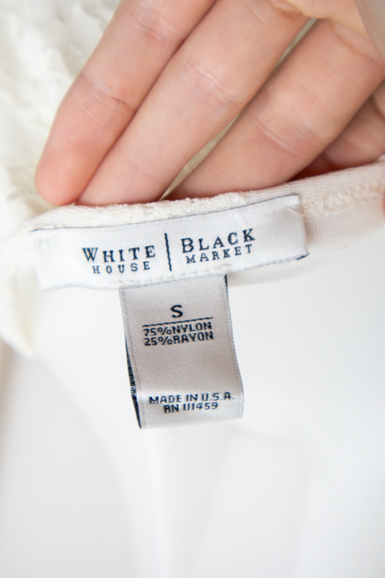 #25 White House Black Market Cami Top White | c. 194 | Size 10