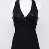 #059 Lipstick Halter Top Black | c. 200 | Size 10