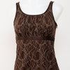 #050 Merona Top Brown | c. | Size 6/8