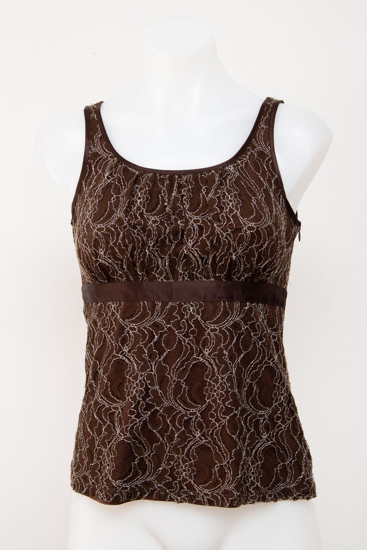 #050 Merona Top Brown | c. | Size 6/8