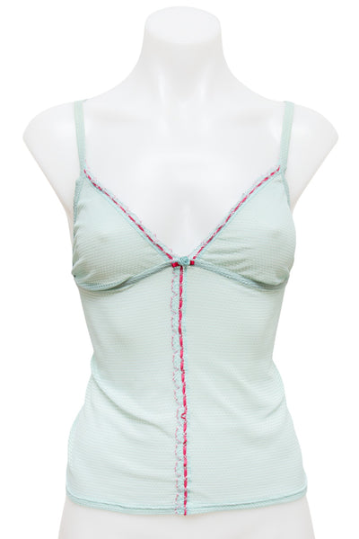 #81 Infiore Cami Top Green | c. 187 | Size 10/12