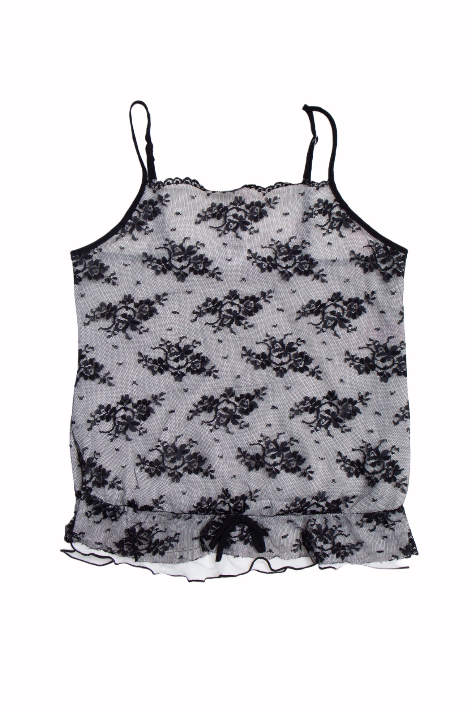 #14 Black and White Lace Cami | Short n Sweet | Size 8