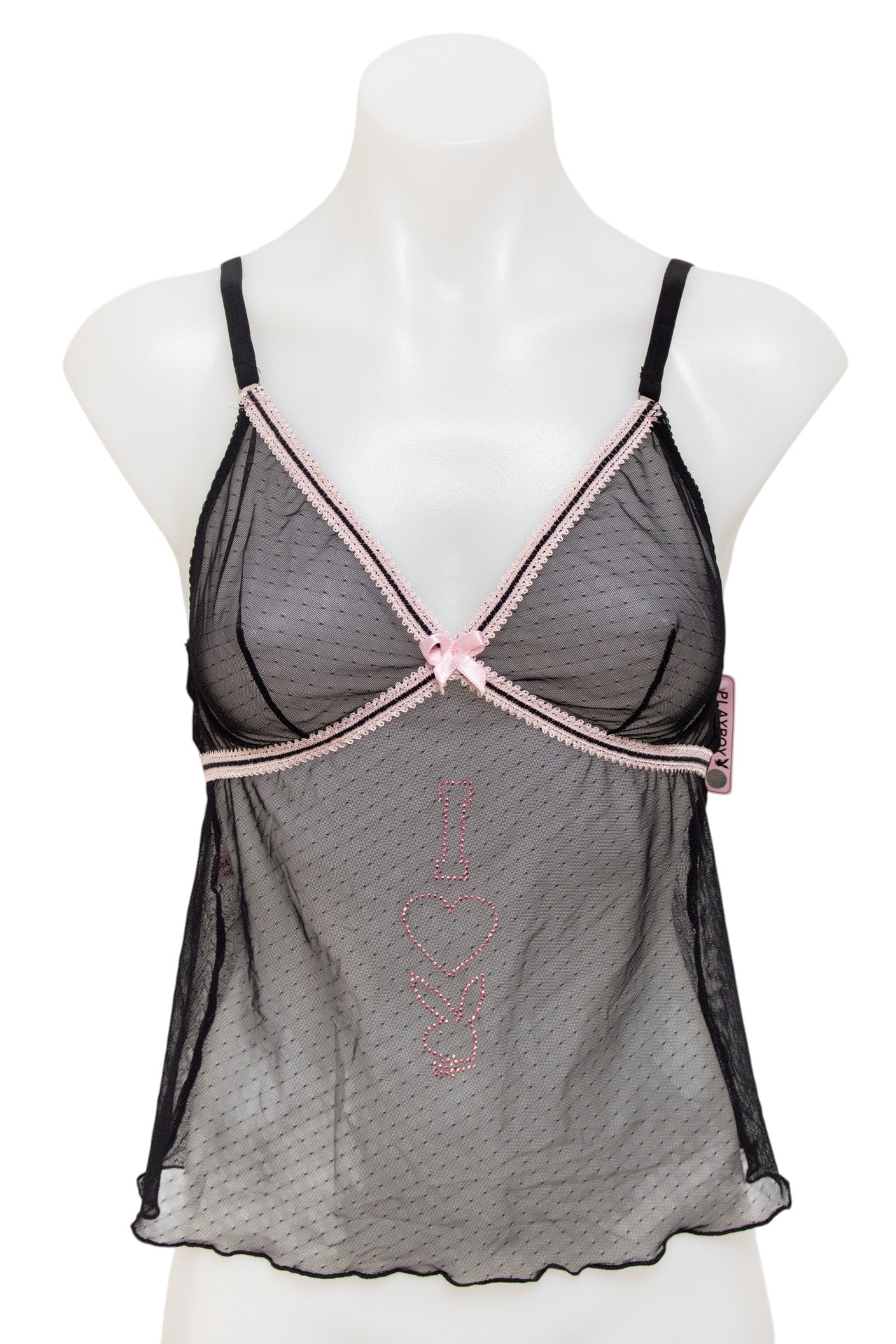 #13 Playboy Intimates Camisole Top Black | c. 185 | Size 12/14