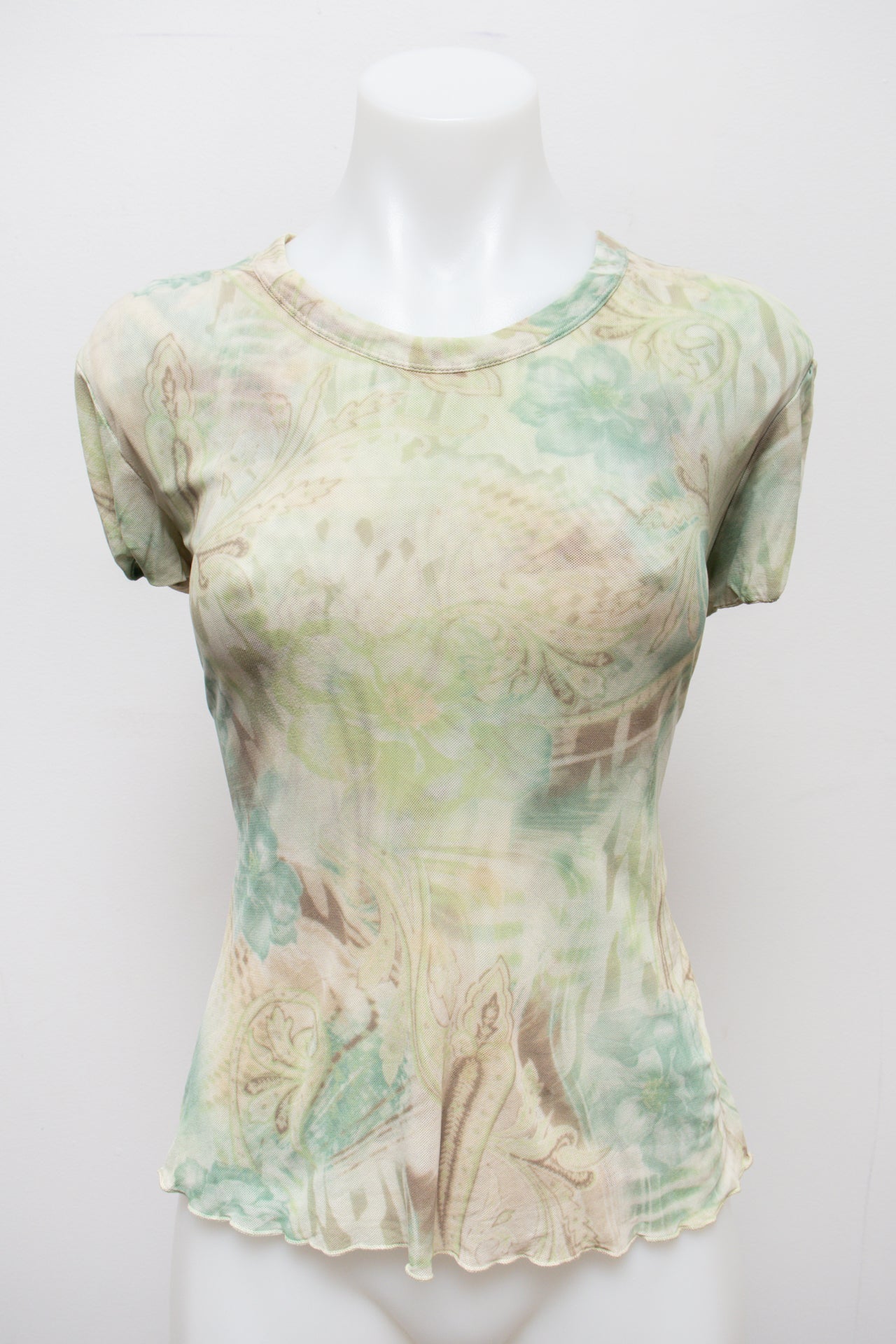 #53 Cha Cha Vente T-shirt Green | c. 191 | Size 12