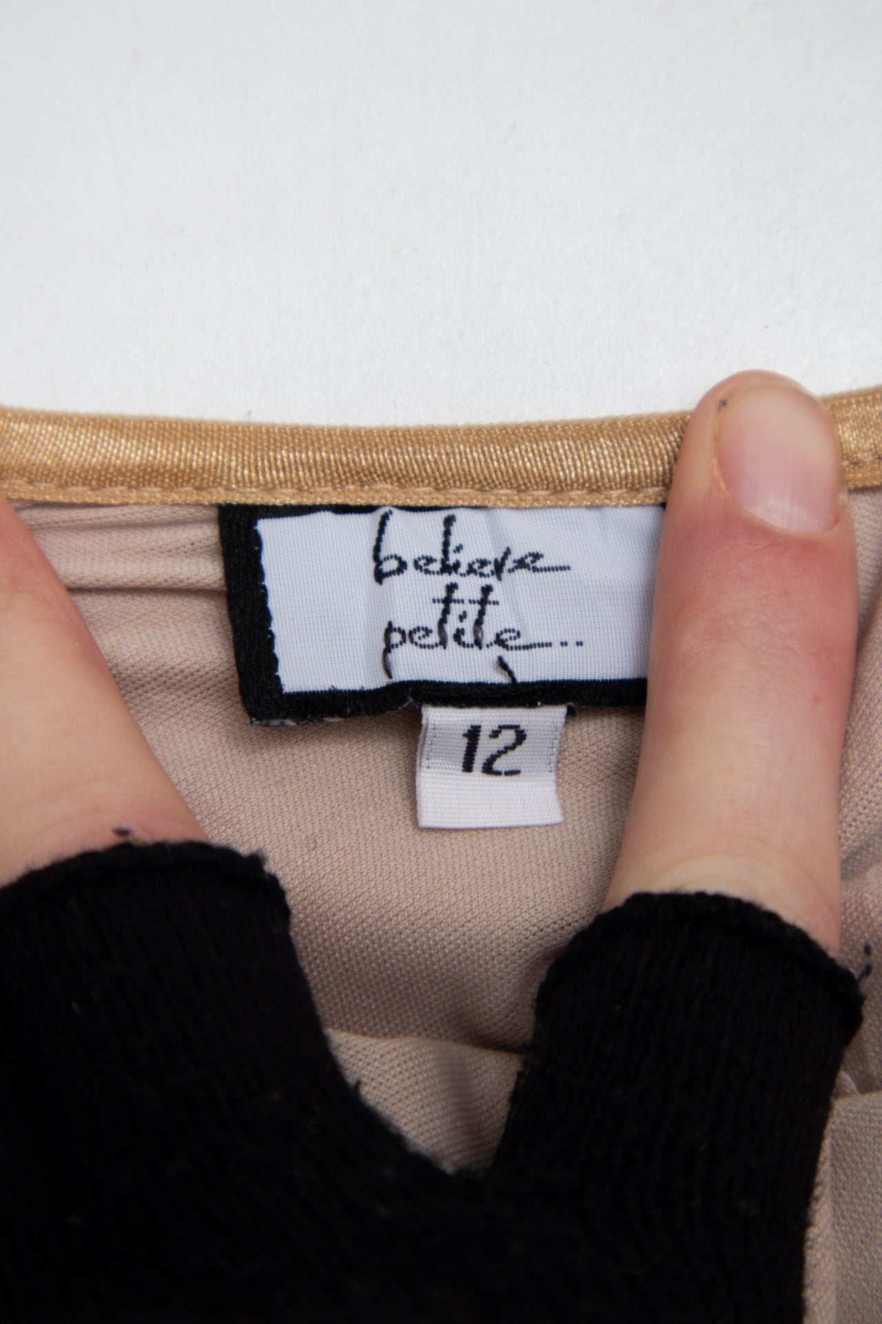 #147 Behave Petite Skirt Brown | c. 193 | Size