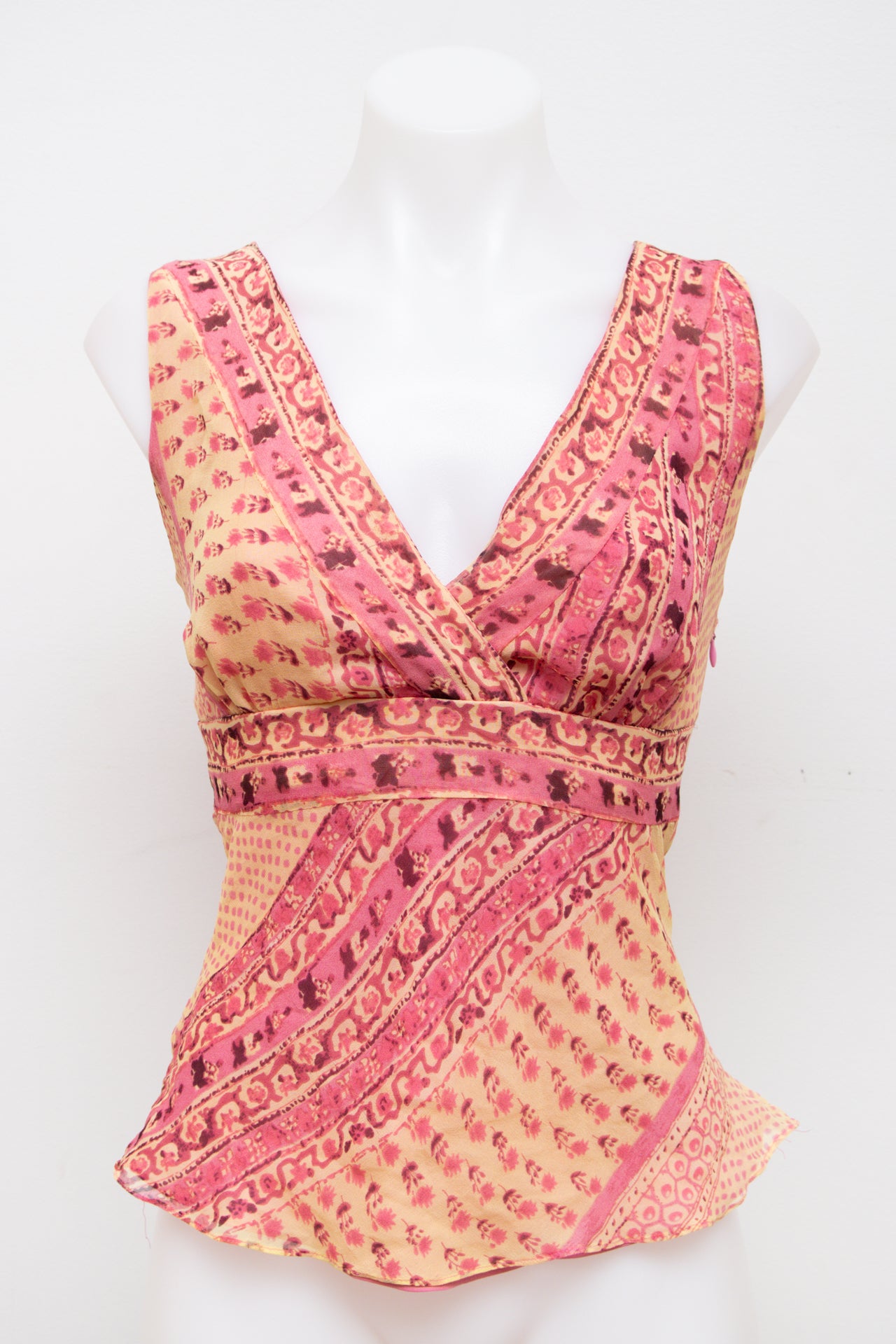 #82 J.crew Silk Tank Top Pink | c. 194 | Size 8