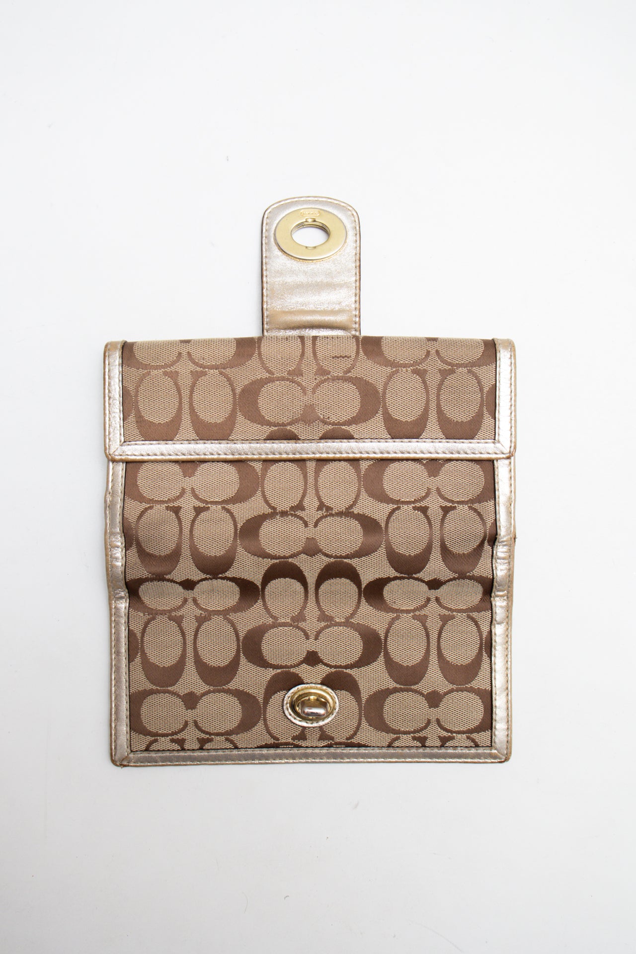 #198 Coach Wallet Brown | c. 205 | Size