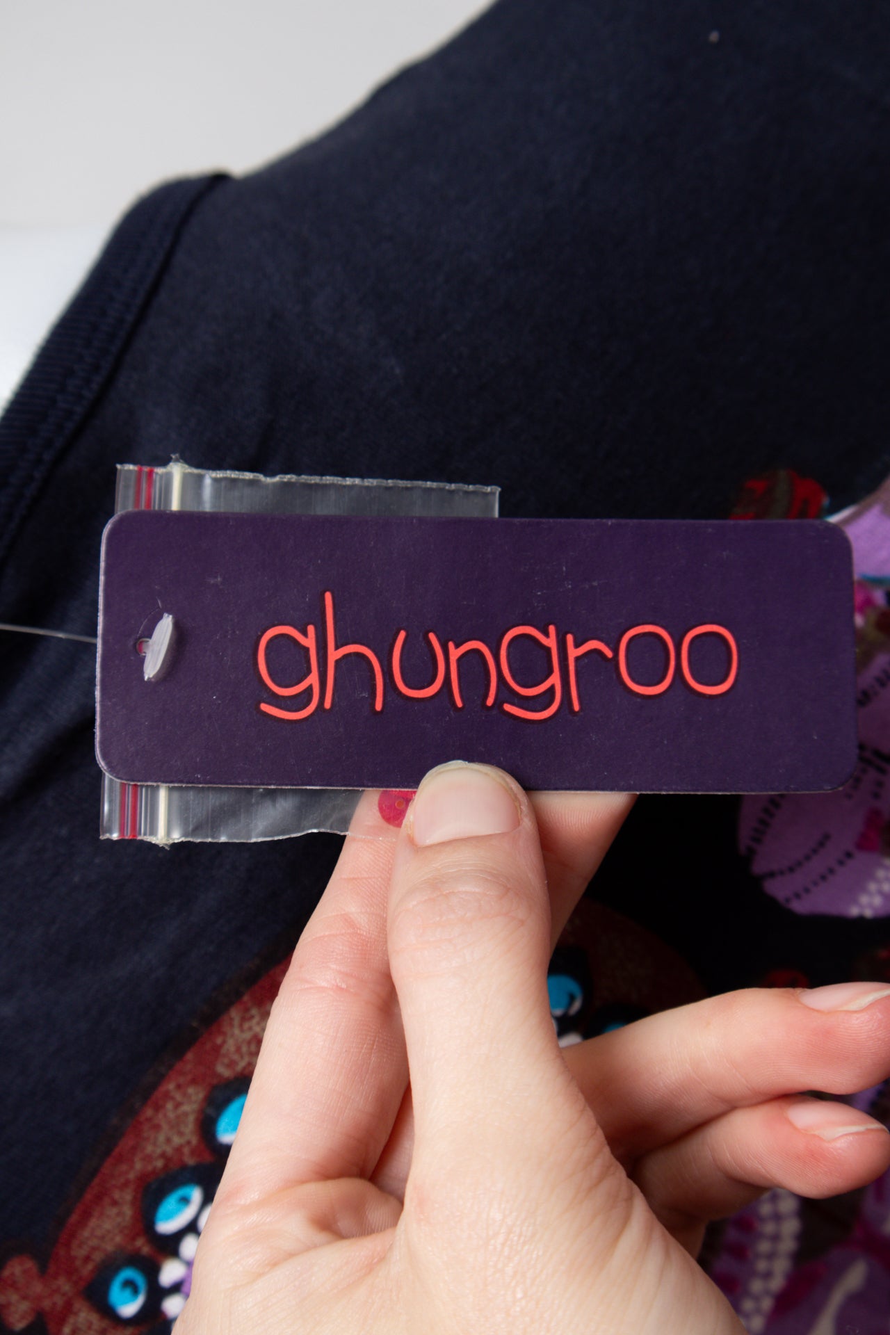 #05 Ghungroo T-shirt Black | c. 191 | Size 8/10