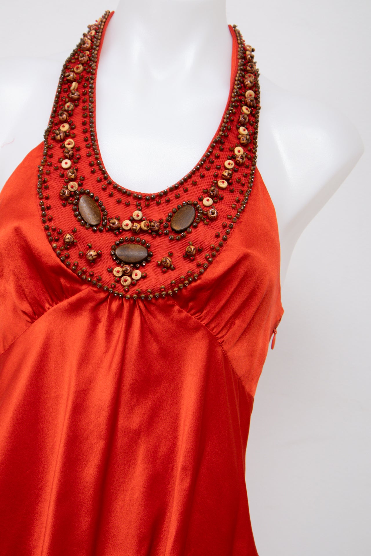 #008 Bcbgmaxazria Halter Top Red | c. 204 | Size 8