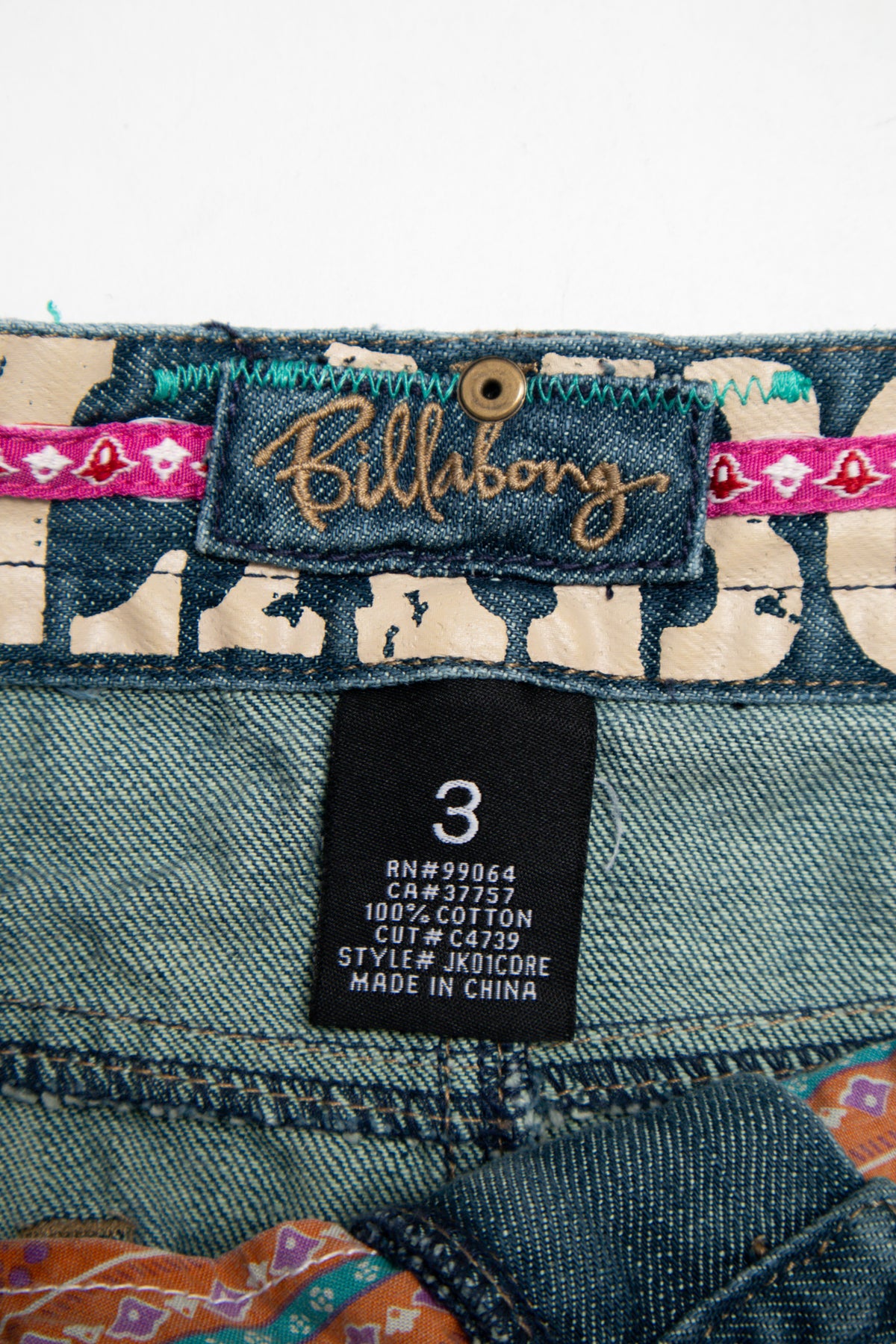 #073 Billabong Mini Skirt Blue | c. 204 | Size 8