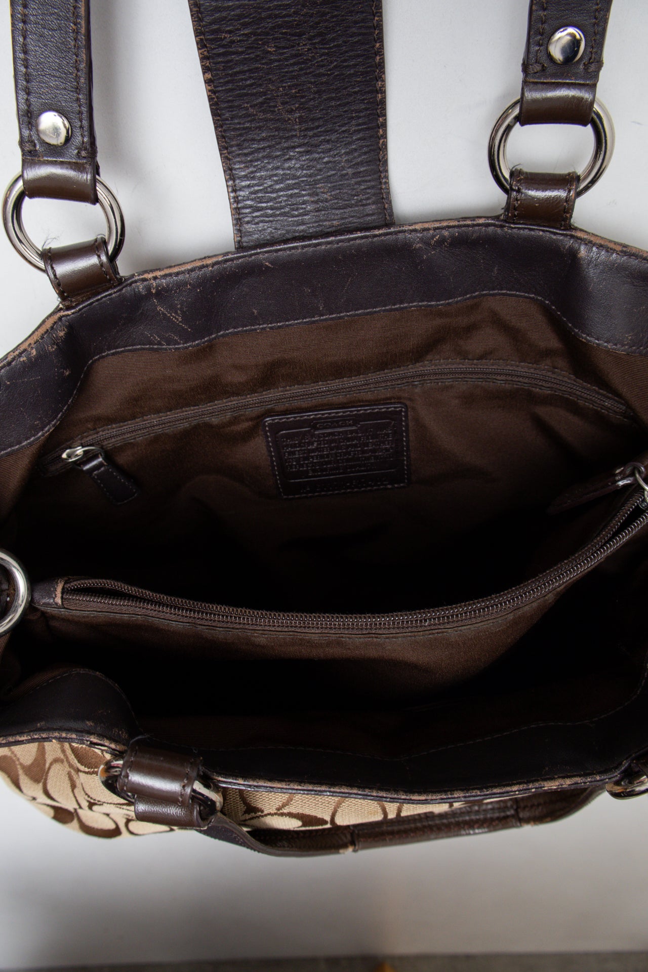 #199 Coach Shoulder Bag Brown | c. 202 | Size