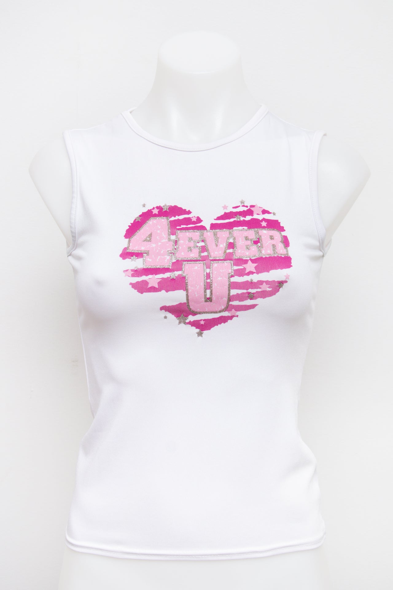 #61 Tank Top White | c. 193 | Size 8