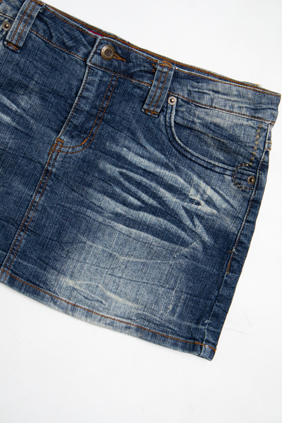 #172 Xtm Jeans Mini Skirt Blue | c. 209 | Size 10