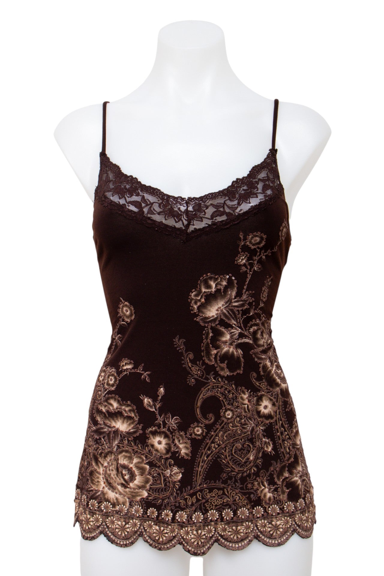 #37 Lipsy Camisole Brown | c. 198 | Size 8