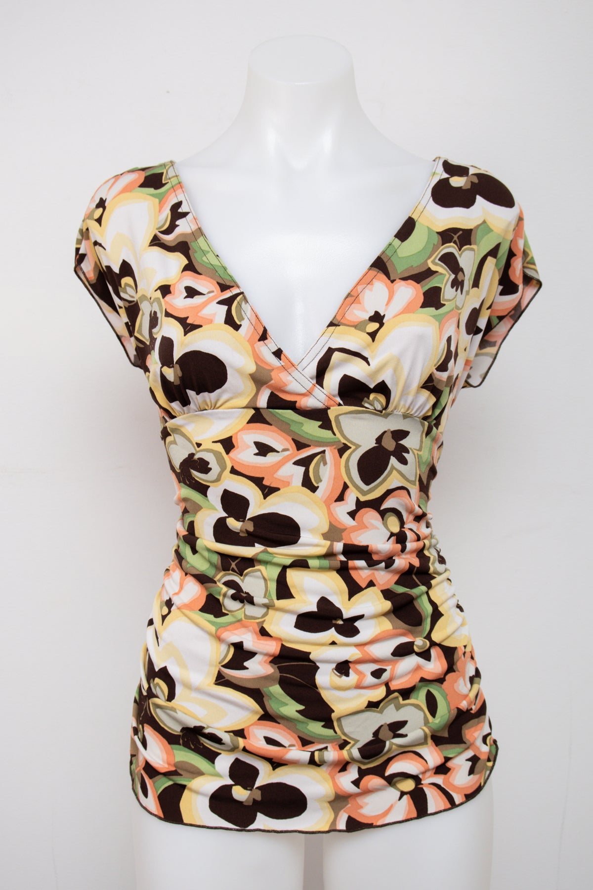#102 Paper Doll Top Brown | c. 208 | Size 12