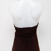 #43 Halter Top Brown | c. 196 | Size 8