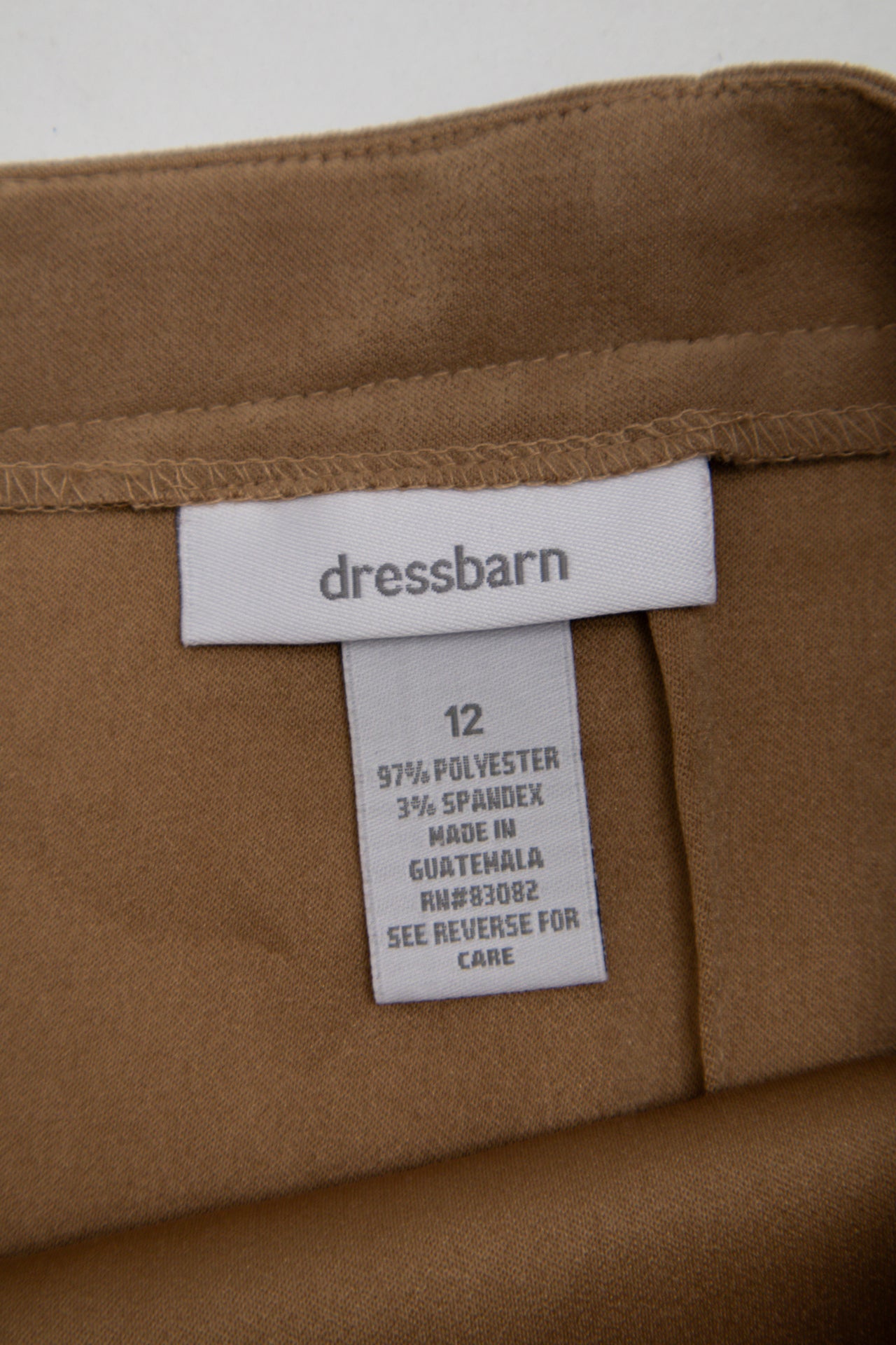 #159 Dressbarn Skirt Brown | c. 197 | Size 12