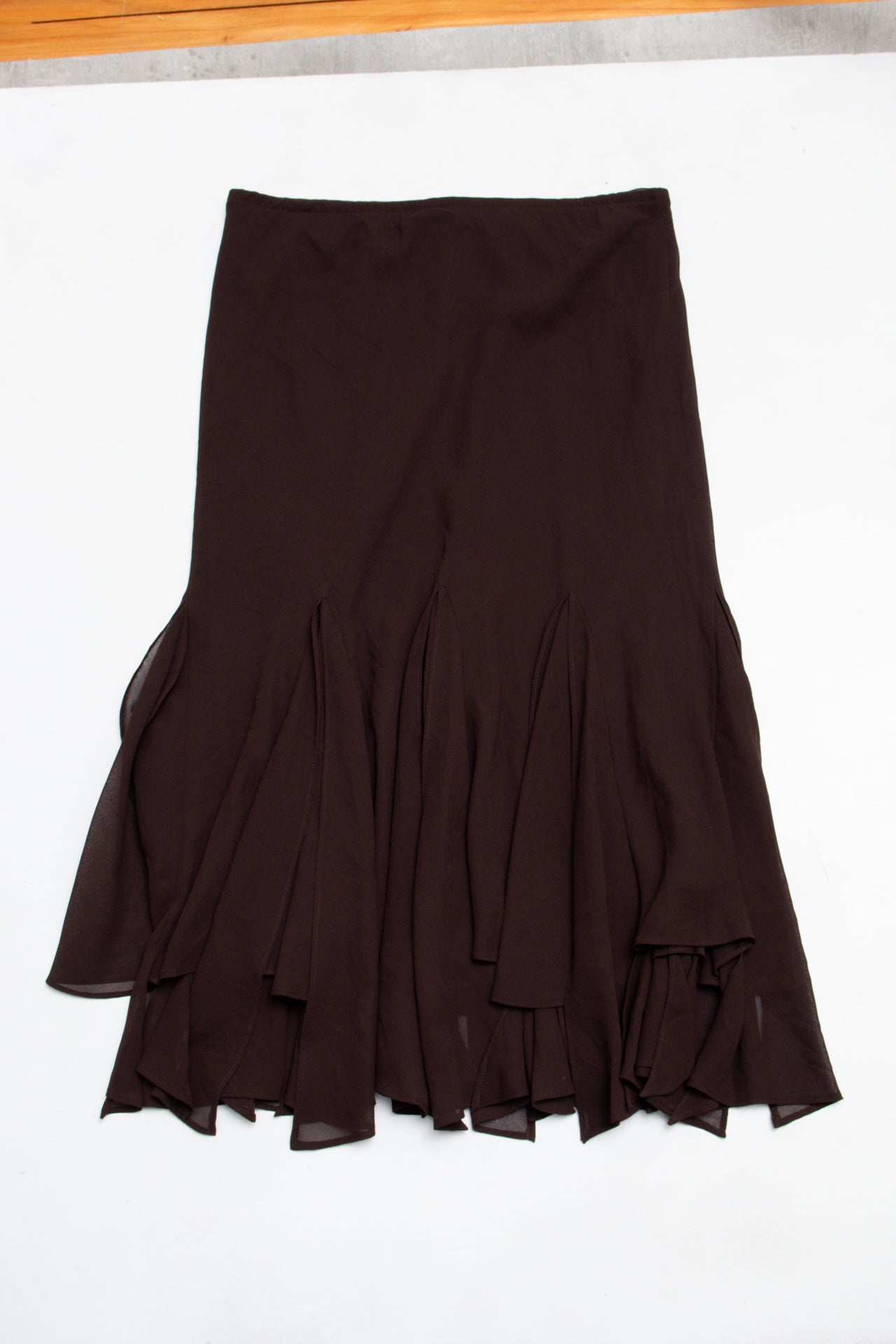 #161 Msk Skirt Brown | c. 202 | Size 14