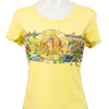#160 Miss Sixty T-shirt Yellow | c. 206 | Size 6