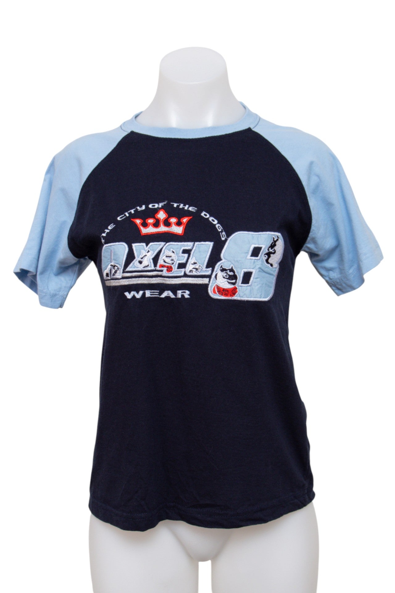 #059 Axel News Baby Tee Navy | c. 211 | Size 10