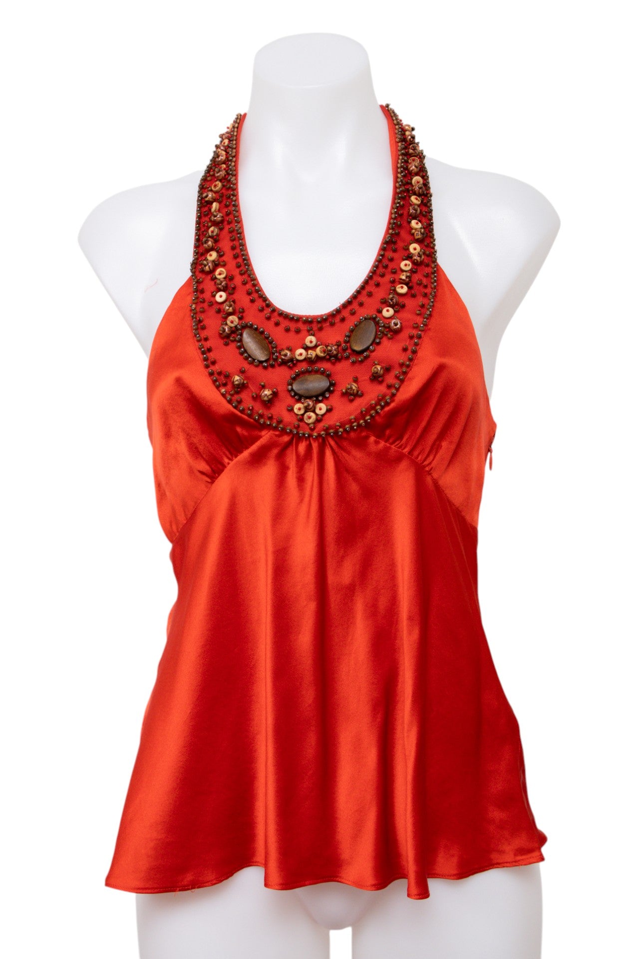#008 Bcbgmaxazria Halter Top Red | c. 204 | Size 8