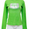#105 Adolfo Dominguez T-shirt Green | c. 196 | Size 10