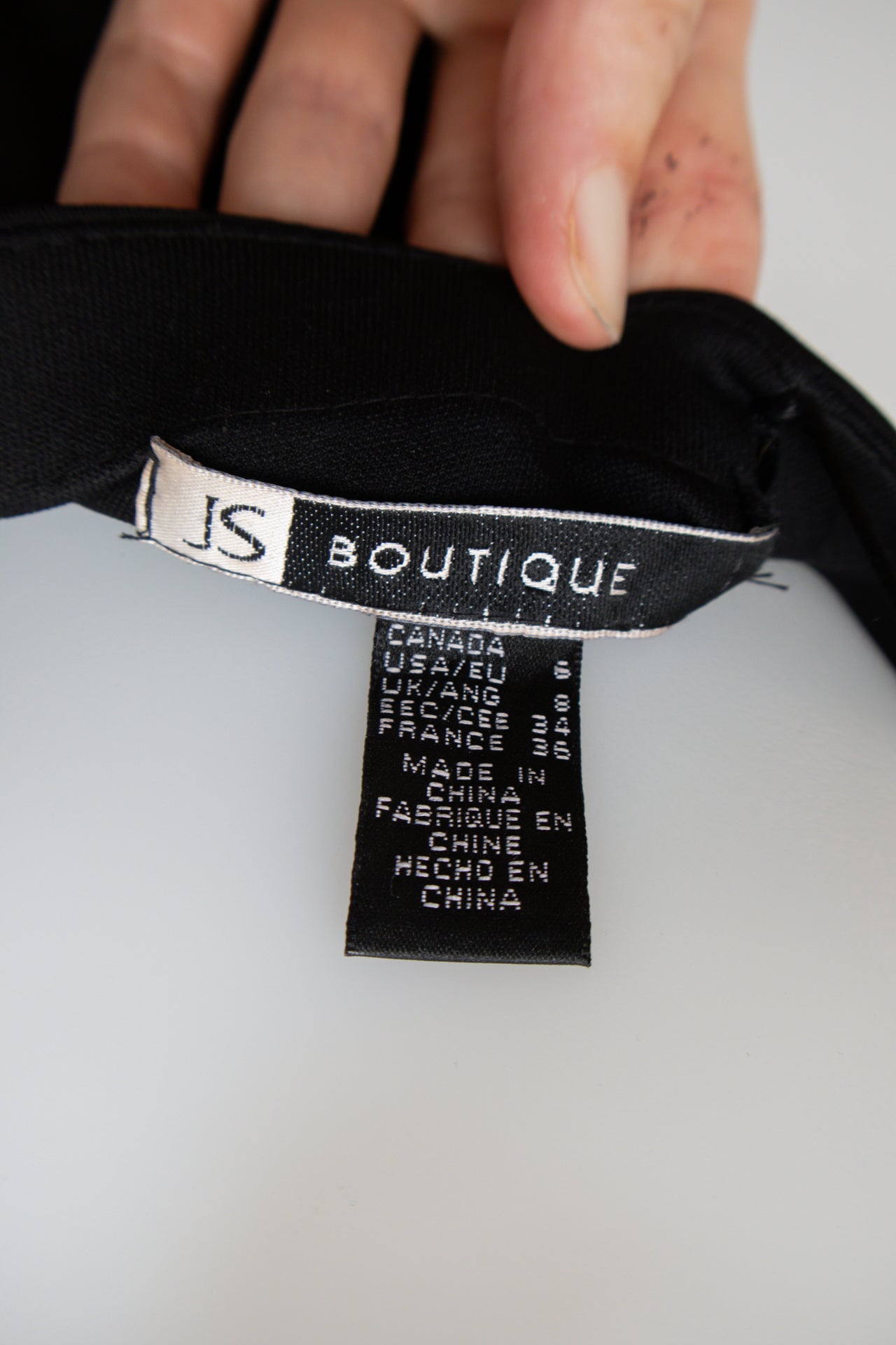 # Js Boutique Black | c. | Size 8