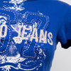 #090 Polo Jeans T-shirt Blue | c. 202 | Size 8