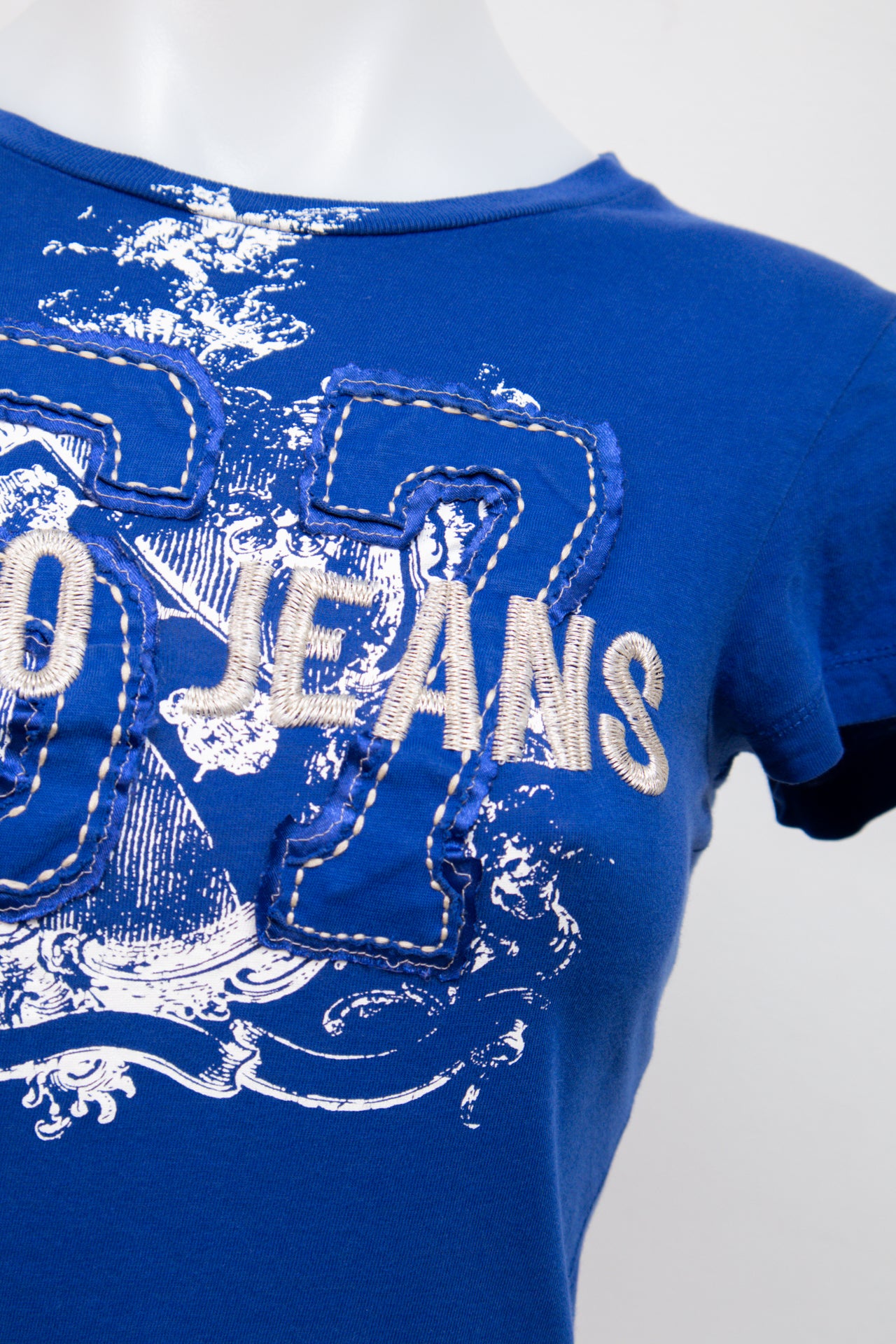 #090 Polo Jeans T-shirt Blue | c. 202 | Size 8
