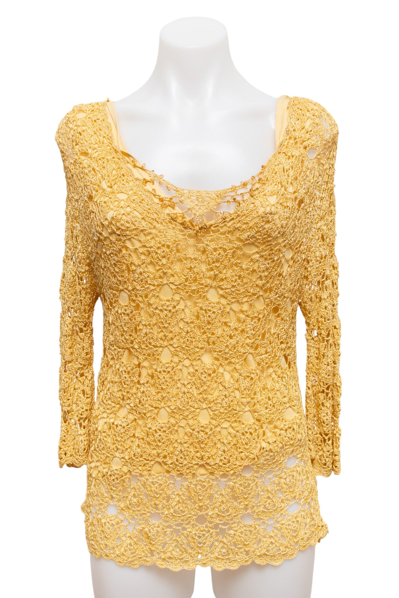 #106 Emma James Camisole Top Yellow | c. 188 | Size 12