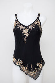 #051 R&m Richards Petite Cami Black | c. 210 | Size 8