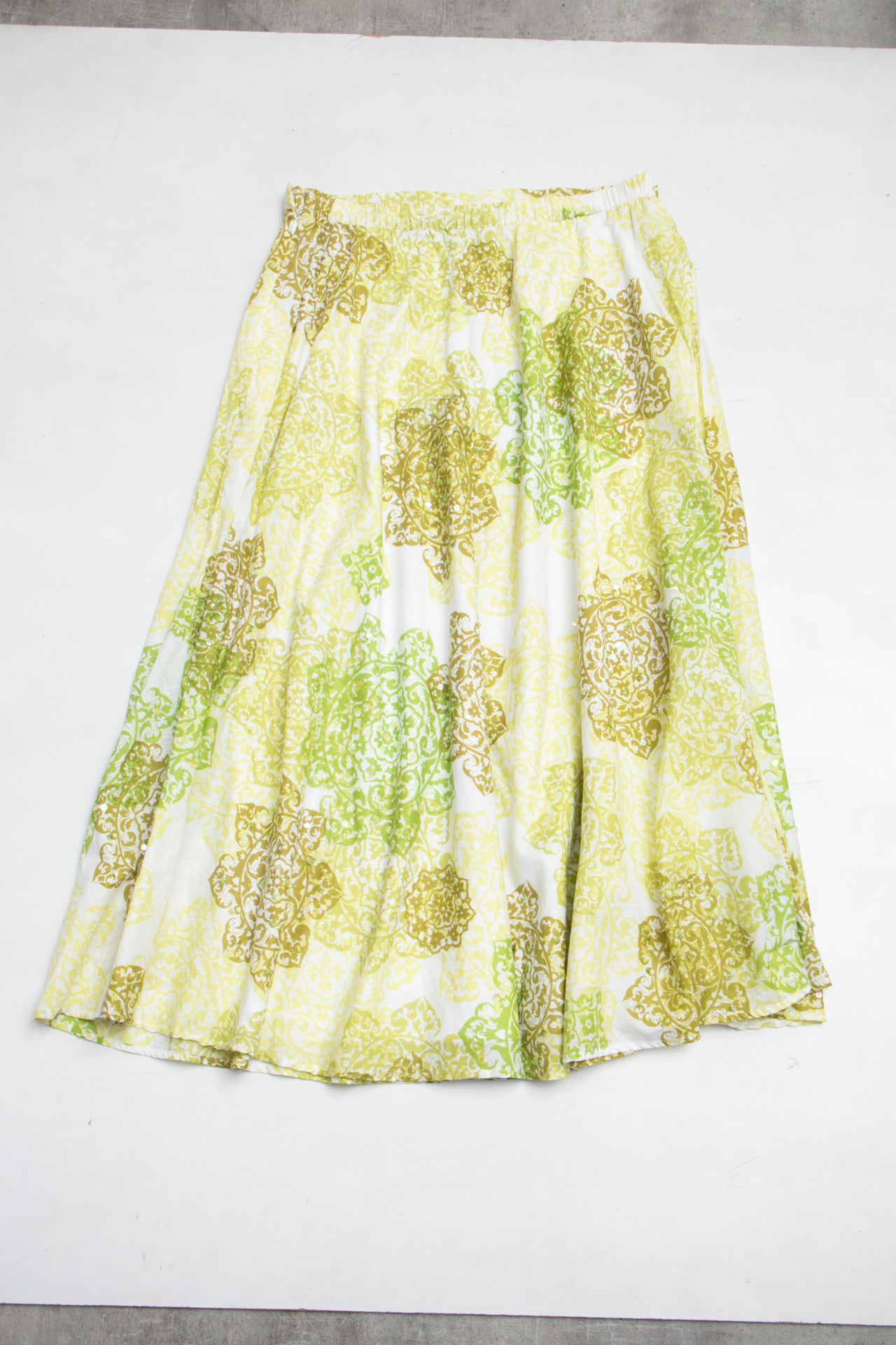#112 Coldwater Creek Skirt Yellow | c. 200 | Size 8