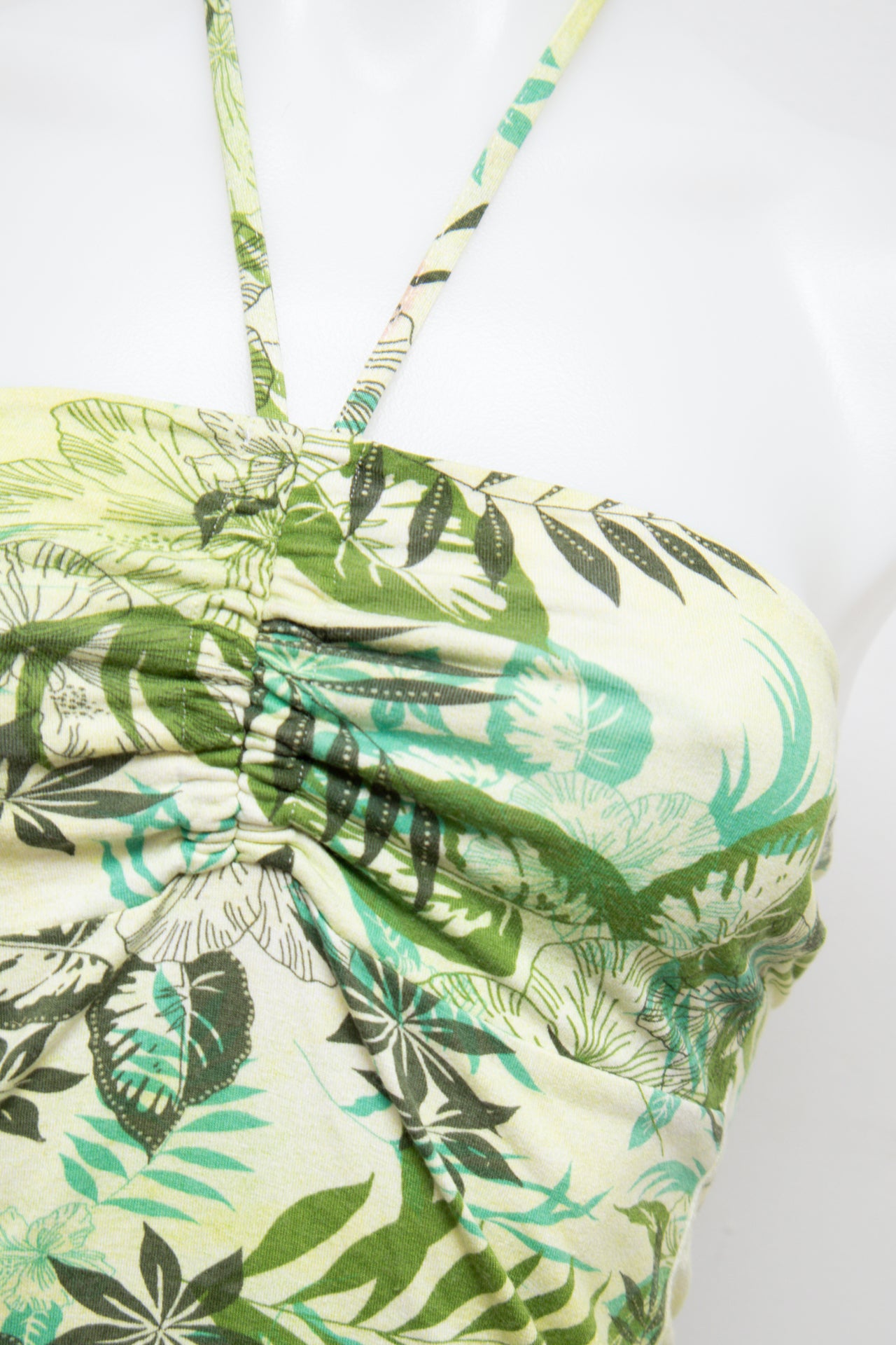 #006 Pinkie Halter Top Green | c. 203 | Size 6