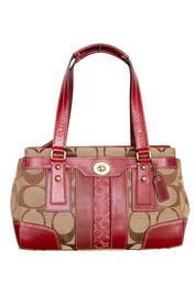 #163 Coach Bag Red | c. 214 | Size
