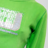 #105 Adolfo Dominguez T-shirt Green | c. 196 | Size 10