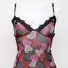 #047 La Vie En Rose Camisole Top Black | c. 202 | Size 8