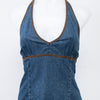#064 Levi's Halter Top Blue | c. 207 | Size 8